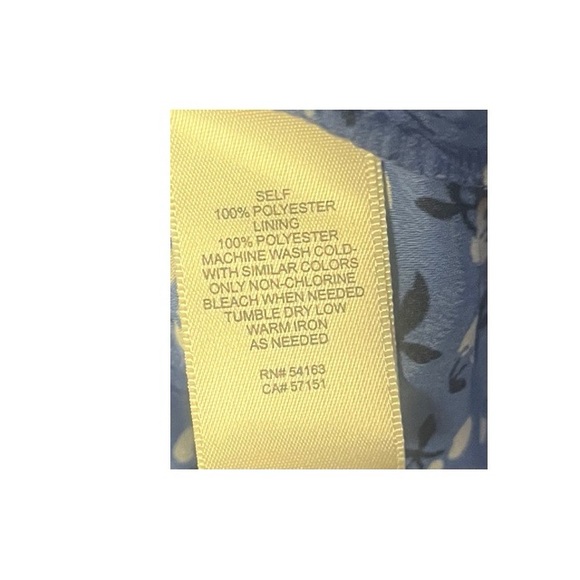 Eliza J Surplice Neck Floral Long Sleeve Fit And Flare Dress - Picture 6 of 6